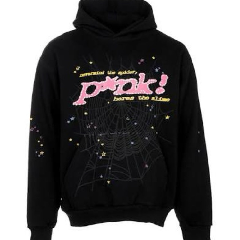 Black Graphic Hoodie